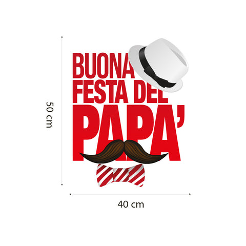 Buona festa del papà | Vetrofania