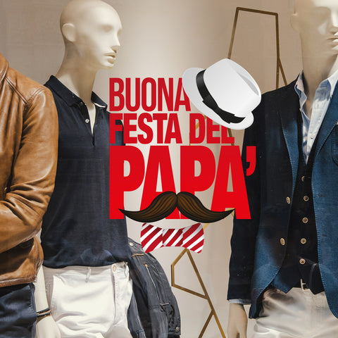 Buona festa del papà | Vetrofania