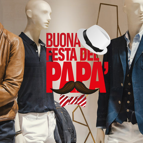 Buona festa del papà | Vetrofania