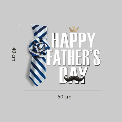 Cravatta festa del papà | Vetrofania
