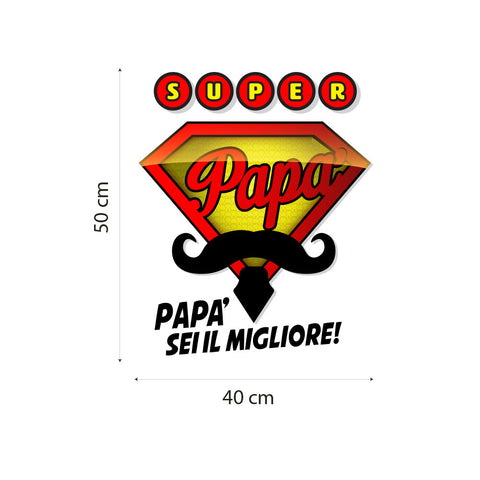 Super papà | Vetrofania