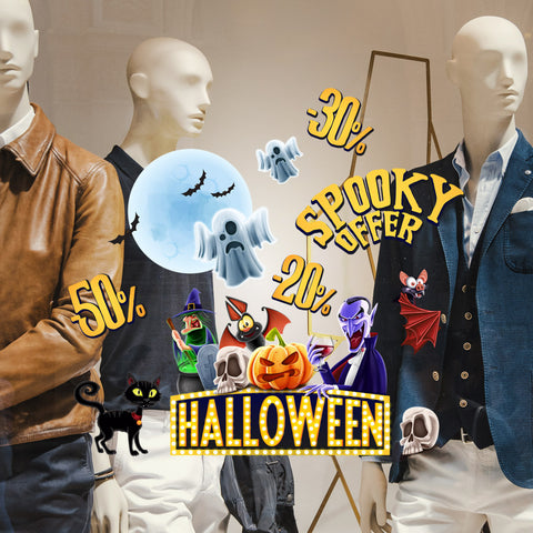 Mostri di halloween | Vetrofania