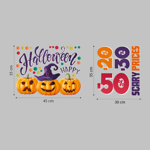 Happy pumpkins | Vetrofania