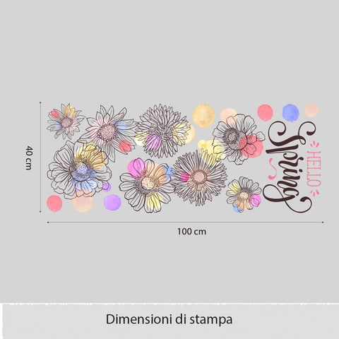 Bentornata primavera | Vetrofania