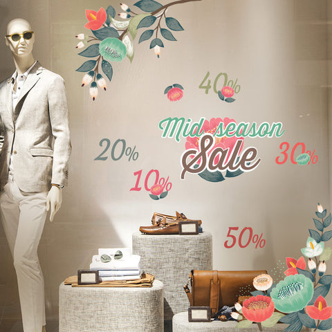 Saldi a primavera | Vetrofania