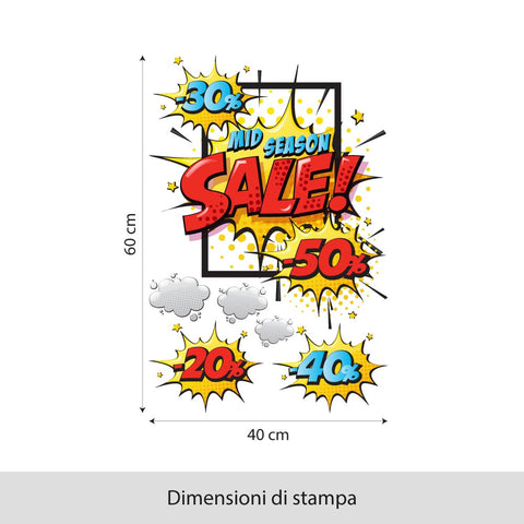 Pop Mid Season Sale | Vetrofania