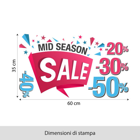 Nuveletta Mid season sale | Vetrofania