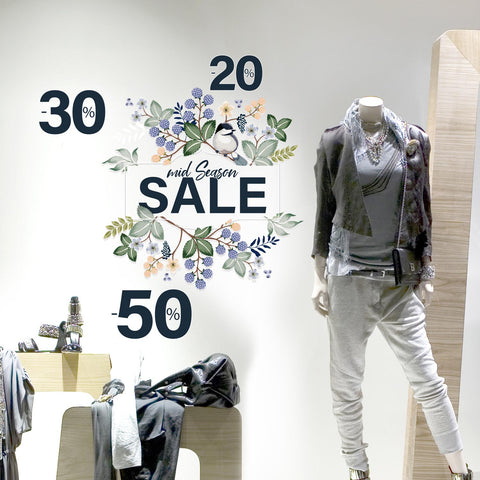 Uccellino mid season sale | Vetrofania