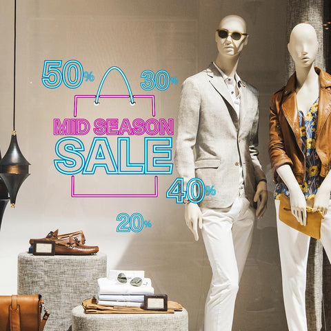 Busta neon mid season sale | Vetrofania