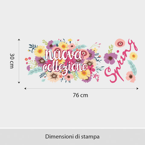 Nuova collezione millefiori | Vetrofania