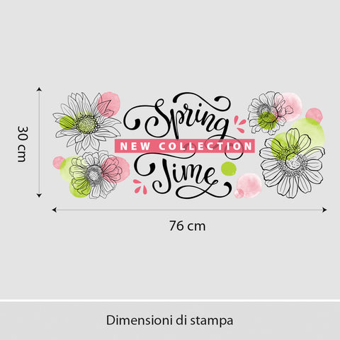 Nuova collezione Spring time | Vetrofania