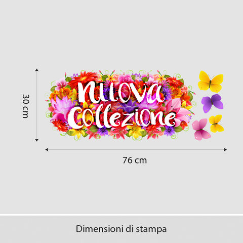 Nuova collezione millecolori | Vetrofania