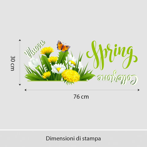 Nuova collezione fiori di campo | Vetrofania