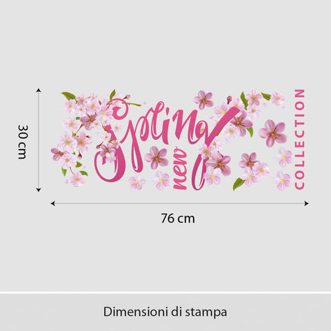 Nuova collezione fiori di ciliegio | Vetrofania