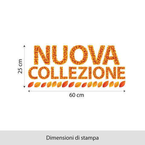 Foglie nuova collezione | Vetrofania