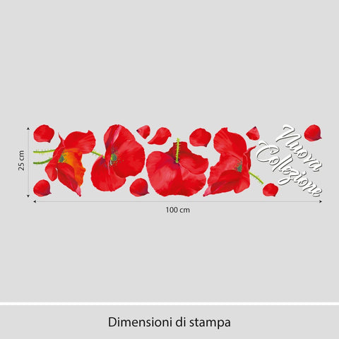 Papaveri nuova collezione | Vetrofania