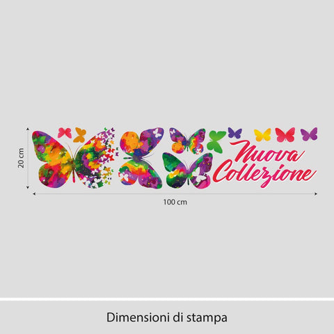 Farfalla nuova collezione | Vetrofania