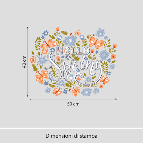 Hello Spring | Vetrofania