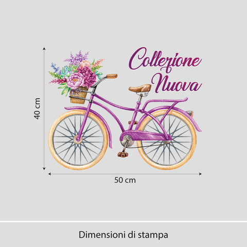 Primavera in bicicletta | Vetrofania