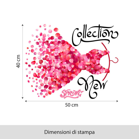 Vestito new collection | Vetrofania