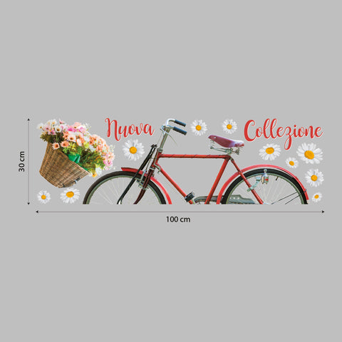 Primavera in bicicletta | Vetrofania