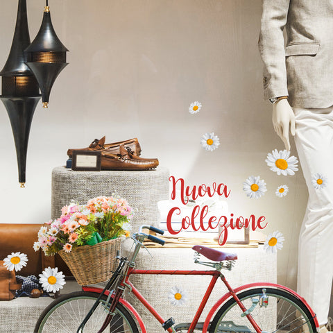 Primavera in bicicletta | Vetrofania