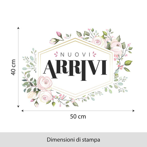 New collection floreale | Vetrofania