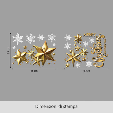 Albero stellato | Vetrofania