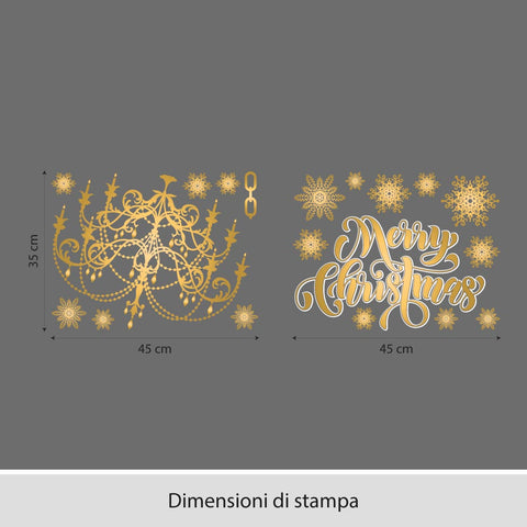 Feste scintillanti | Vetrofania