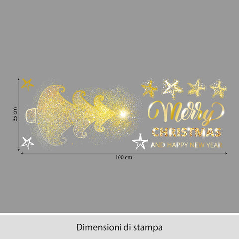 Albero scintillante | Vetrofania