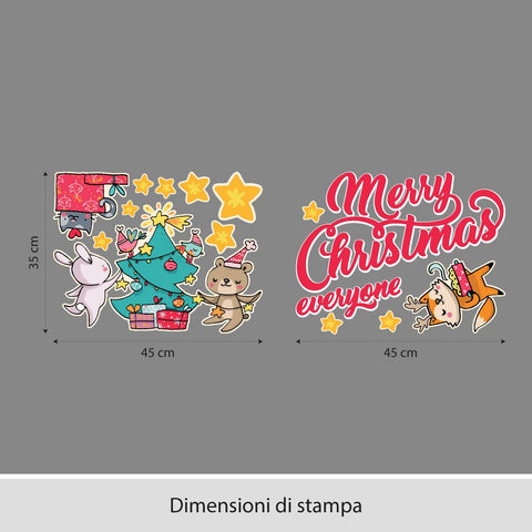 Intorno all'albero | Vetrofania