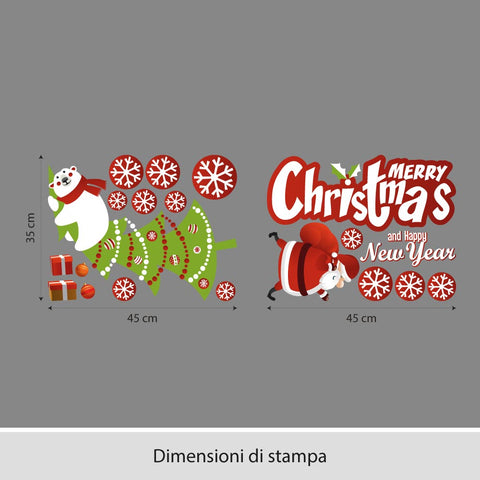 Orsetto sull'albero | Vetrofania