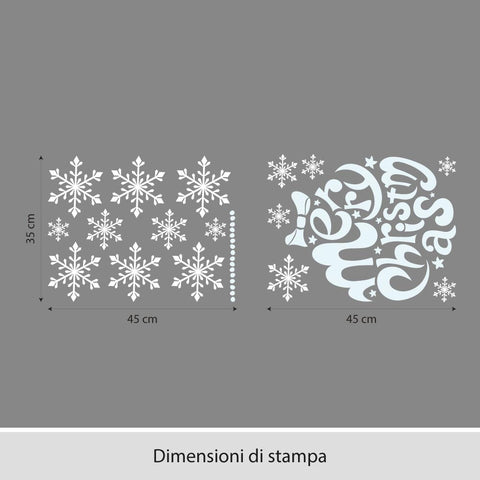 White Christmas ball | Vetrofania