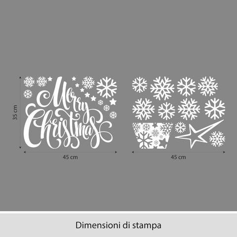 White Christmas | Vetrofania