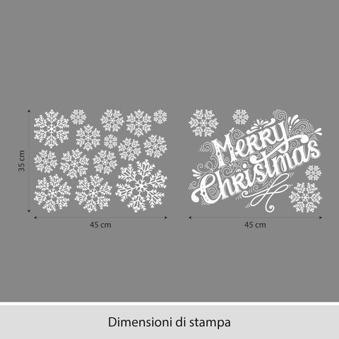White Snowflakes | Vetrofania