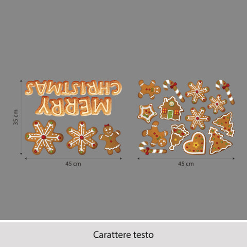 Biscotti Merry Christmas | Vetrofania