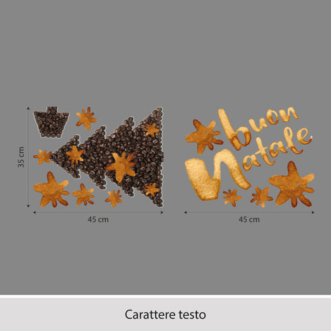 Coffee Christmas | Vetrofania