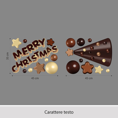 Albero di cioccolata | Vetrofania