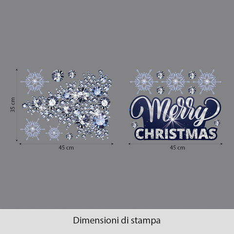 Albero di diamanti | Vetrofania