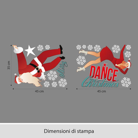 Merry swing christmas | Vetrofania