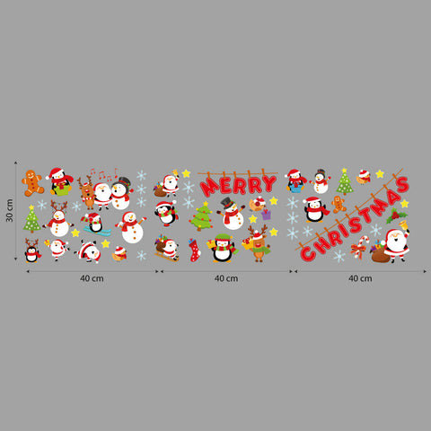 Kit Merry Christmas | Vetrofania