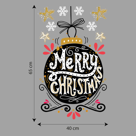 sfera marry Christmas | Vetrofania