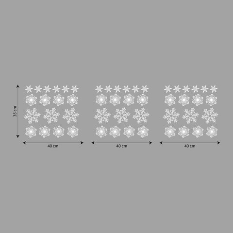 Stelle di neve 2 | Vetrofania