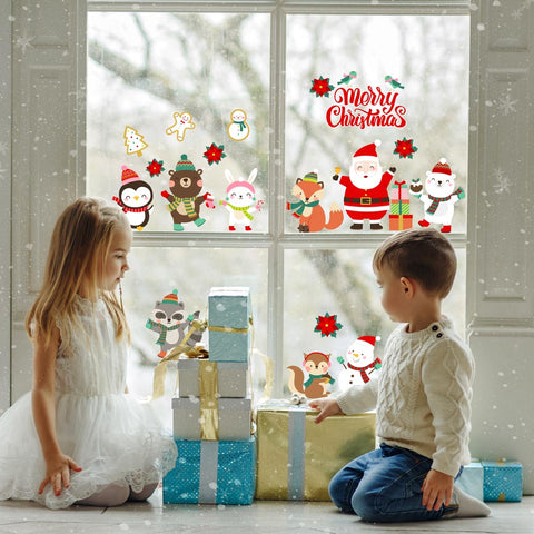 Kit di Natale dolci feste 2 | Vetrofania