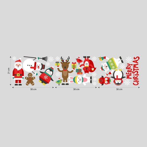 Kit di Natale dolci feste 3 | Vetrofania