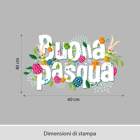 Happy pasqua | Vetrofania