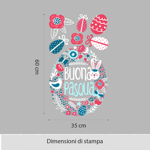 Caccia all'uovo | Vetrofania