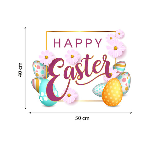 Cornice Buona Pasqua | Vetrofania