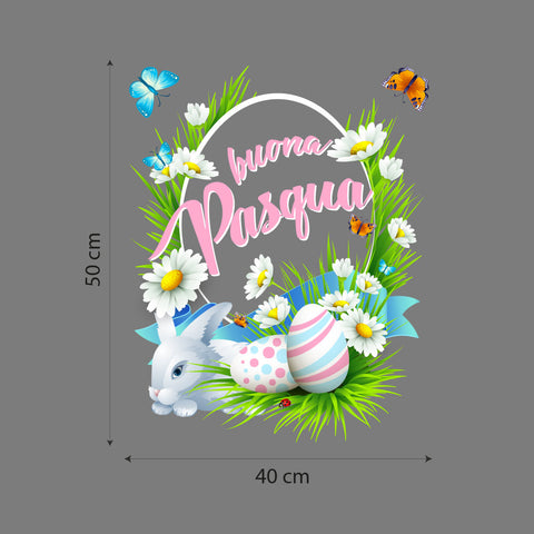 Fiori di Pasqua | Vetrofania