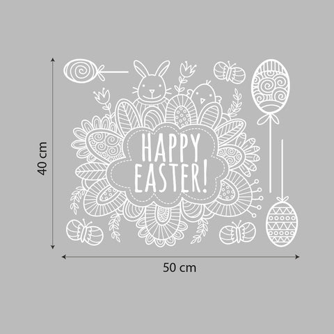Decorazione di Pasqua | Vetrofania